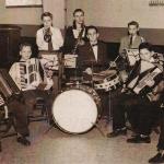 First and Last Band of Saint Hedwig School: Joe Osiecki, Norman Laniewicz, Bob Filipkowski, John Bargielski, Larry Bargielski, Jack Suleski, Tom Markiewicz, Jerry Krusziewski, Jim Potocki.